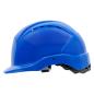 Preview: Nitras Head Protect 9500 Schutzhelm mit Größenregulierung und Kinnriemen, blau